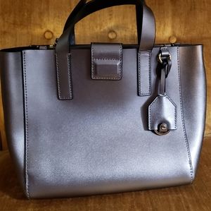 Kate Spade "Mini Nelle" handbag Gunmetal